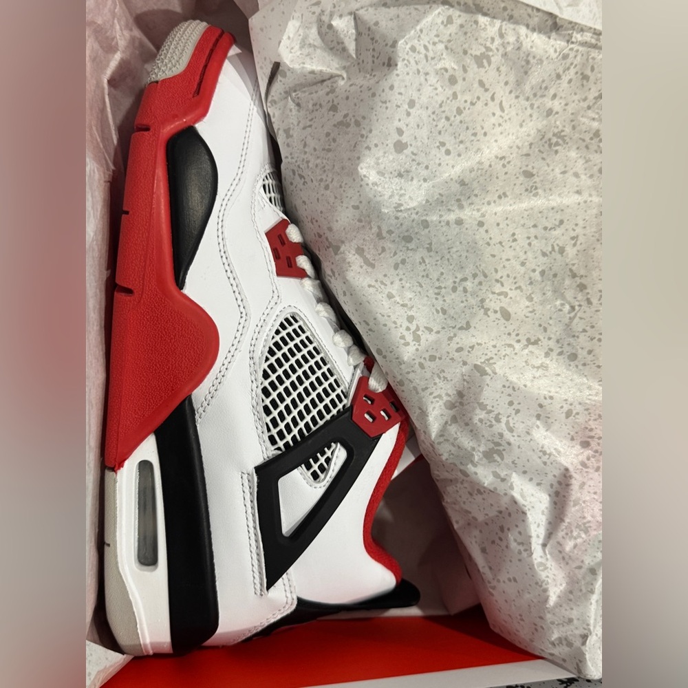 Jordan Kids Sneakers in Red, White, and Black